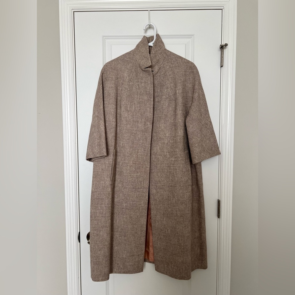Vintage wool tweed coat
